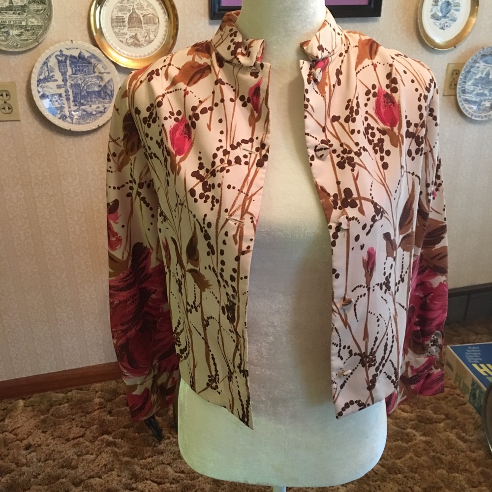 Vintage long sleeve crop top